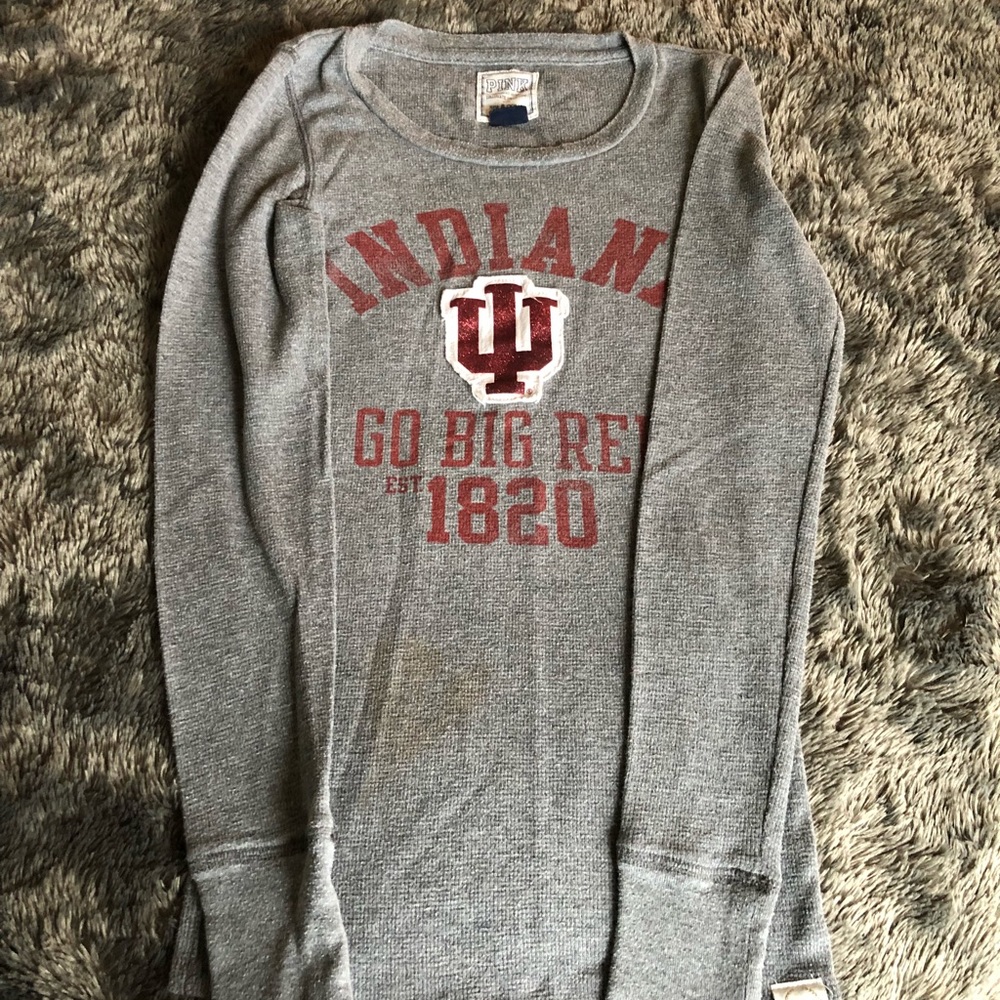 Victoria’s Secret PINK IU Grey long sleeve XS - Picture 3 of 4